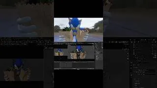 Thumbnail: Sonic animation 💨⚡ made with blender #sonic #animation #blender