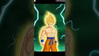 Thumbnail: Coloring - Goku first time Super Saiyan Drawing | #goku #shorts