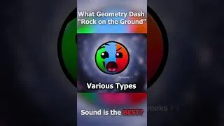 Thumbnail: What Geometry Dash "Rock on the Ground" Sound is the Best?
