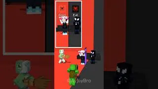 Thumbnail: JJ Sister Force to Wear the Evil Spiderman Suit 😈🥵 - MAIZEN Minecraft Animation #maizen #shorts