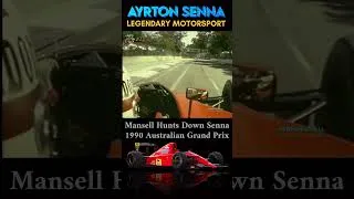 Thumbnail: #SHORTS MANSELL HUNTS DOWN SENNA #ayrtonsennalegendarymotorsport #automobile  #ayrtonsenna #ferrari