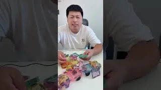 Thumbnail: She Kept Breaking My Magnetic Car 😤 So I Built A Giant Castle 🏰 #shorts #facts #funny #viral