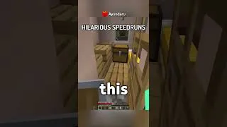 Thumbnail: The Funniest Fake Minecraft Speedrun EVER