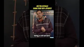 Thumbnail: Are you actually giving your 100% in UPSC prep…or just convincing yourself you are? #upscmotivation