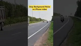 Thumbnail: Stop Background Noise on iPhone Videos! Best Hidden Settings #shorts