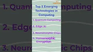 Thumbnail: Top 5 Emerging Technologies in Computing #technology #ytshorts