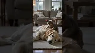 Thumbnail: Dog’s Personal Masseuse 😭 #dogs #cats #massage #animallovers #pets #viralvideo #foryou