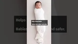 Thumbnail: Why Babies Love Swaddling. #babycare #viralshorts #babypedia