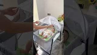 Thumbnail: Foldable Baby Lounger for Comfortable Daily Care #BabyEssentials #MomLife #baby