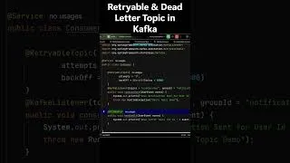 Thumbnail: Kafka Retry & Dead Letter Topic Explained in 60 Seconds