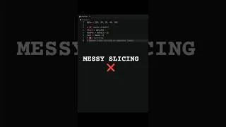 Thumbnail: Stop Manually Slicing Python Lists! 🛑