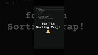 Thumbnail: JavaScript's Hidden Object Loop Rule! 🤯