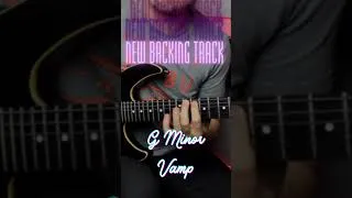 Thumbnail: G Minor Vamp #backingtrack #guitar #shorts