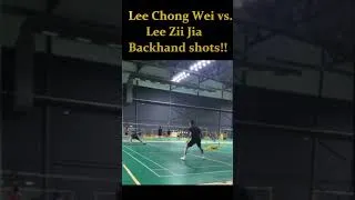 Thumbnail: Lee Chong Wei vs. Lee Zii Jia backhand shot! #leechongwei #badminton #shorts #leeziijia #malaysia