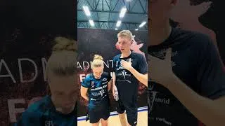 Thumbnail: Jesper Toft/Amalie Magelund bringer Højbjerg Via/Biler foran i VICTOR Ligafinalen