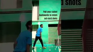 Thumbnail: return impossible net shots by toppling the cork inwards