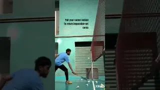 Thumbnail: How to return impossible net cords in Badminton