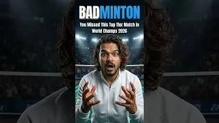 Thumbnail: You Missed a Top Tier Match in BWF World Championships 2026   #badminton