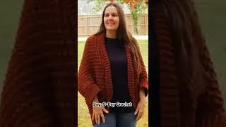 Thumbnail: Crochet Cocoon Cardigan Tutorial #shorts #crochet