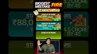 Thumbnail: FIRE Mistake 2026 Telugu: Starting Late Makes It Almost Impossible