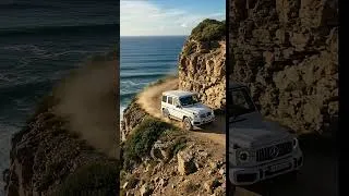 Thumbnail: Off road vehicle driving along coastal cliff edge with ocean view #shorts  #offroad  #offroading