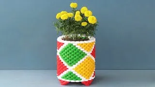 Thumbnail: Gorgeous Flower Pots From Recycled Plastic Bottle Caps#Shorts5