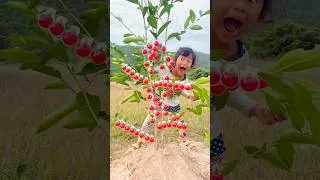 Thumbnail: Survival Skills: SMART ideas and USEFUL In Forest With Single Mom #shorts #survival #outdoors #candy
