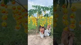 Thumbnail: Survival Skills: SMART ideas and USEFUL In Forest With Single Mom #shorts #survival #outdoors #candy