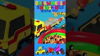 Thumbnail: Five Little Monkeys Song - Wrong Wheels for Evacuator - Nursery Rhymes & Kids Songs
