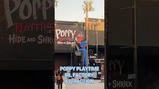 Thumbnail: The Poppy Playtime IRL Factory Attraction is AMAZING! #poppyplaytime #shorts