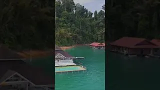 Thumbnail: A swimming pool floating in the lake ☀️ #thailandtravel