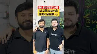 Thumbnail: NICL Assistant Prelims 1st Shift Analysis in One Minute 🤩