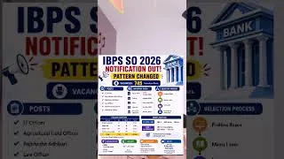 Thumbnail: IBPS Specialist Officers Vacancies 745