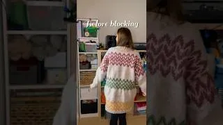 Thumbnail: Not sure if you knitting tension is good? Block it first! #knitting #knittinginspiration