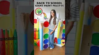 Thumbnail: DIY Back TO School Giant Paint Palette  #dollartreefinds #dollartree #backtoschool