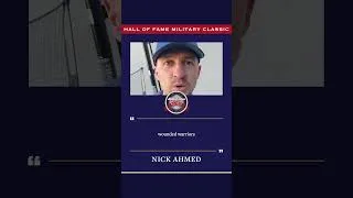Thumbnail: Nick Ahmed joins the Hall of Fame Military Classic