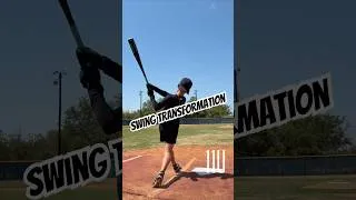Thumbnail: Swing transformation #baseball #baseballlife #baseballlove #baseballplayer #basebroz #transformation
