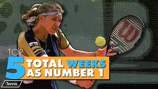 Thumbnail: Top 5: Total Weeks as WTA No. 1