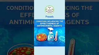 Thumbnail: Factors affecting effectiveness of antimicrobial agents|#shorts  @basicappliedmicrobiology
