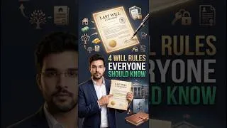 Thumbnail: 4 Will Rules Everyone Should Know? #finance #money #business #gkindia #basicgyaan