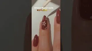 Thumbnail: Brown nail art 🟫🤎🍂✨🫶 #shorts #nailart #nails #naildesign #basicnailartdesign #reels