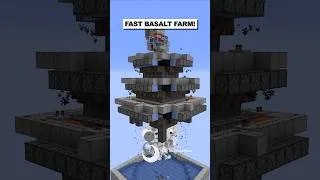 Thumbnail: Fast Basalt Farm for Donut SMP and Vanilla! #shorts