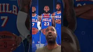 Thumbnail: Knicks fans not worried about LeBron in Philly? #shorts
