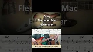 Thumbnail: Fleetwood Mac with Gypsy. Bass Cover Tabs Score Chords #basscover #basscoverwithtabs @fleetwoodmac