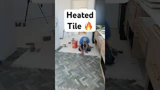 Thumbnail: We installed Heated Tile Floors… it’s 🔥