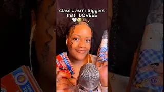 Thumbnail: classic ASMR triggers i LOVEEEE 🤍🫶🏽✨ #asmr #shorts