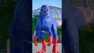 Thumbnail: Captain America Spinosaurus Is Hunting You! RUN! 🦖💨😱