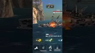 Thumbnail: {battle of warship}🇬🇧HMS RODNEY | 3KILL | 2 battleship 1cruiser #navalwar #warship #battlecruisers