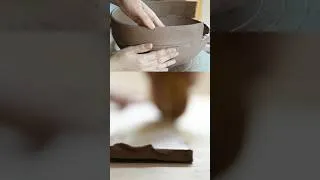 Thumbnail: Watch this handmade ceramic bowl come to life — from slab to glaze. #pottery #ceramics #ceramicbowl