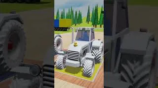 Thumbnail: Flower Tractor and Colorful Paint Vats
